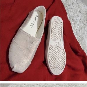 Tom's Natural Metallic Jute Women's Classics